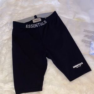 Essentials Fear Of God Black Athletic Biker Shorts size xl